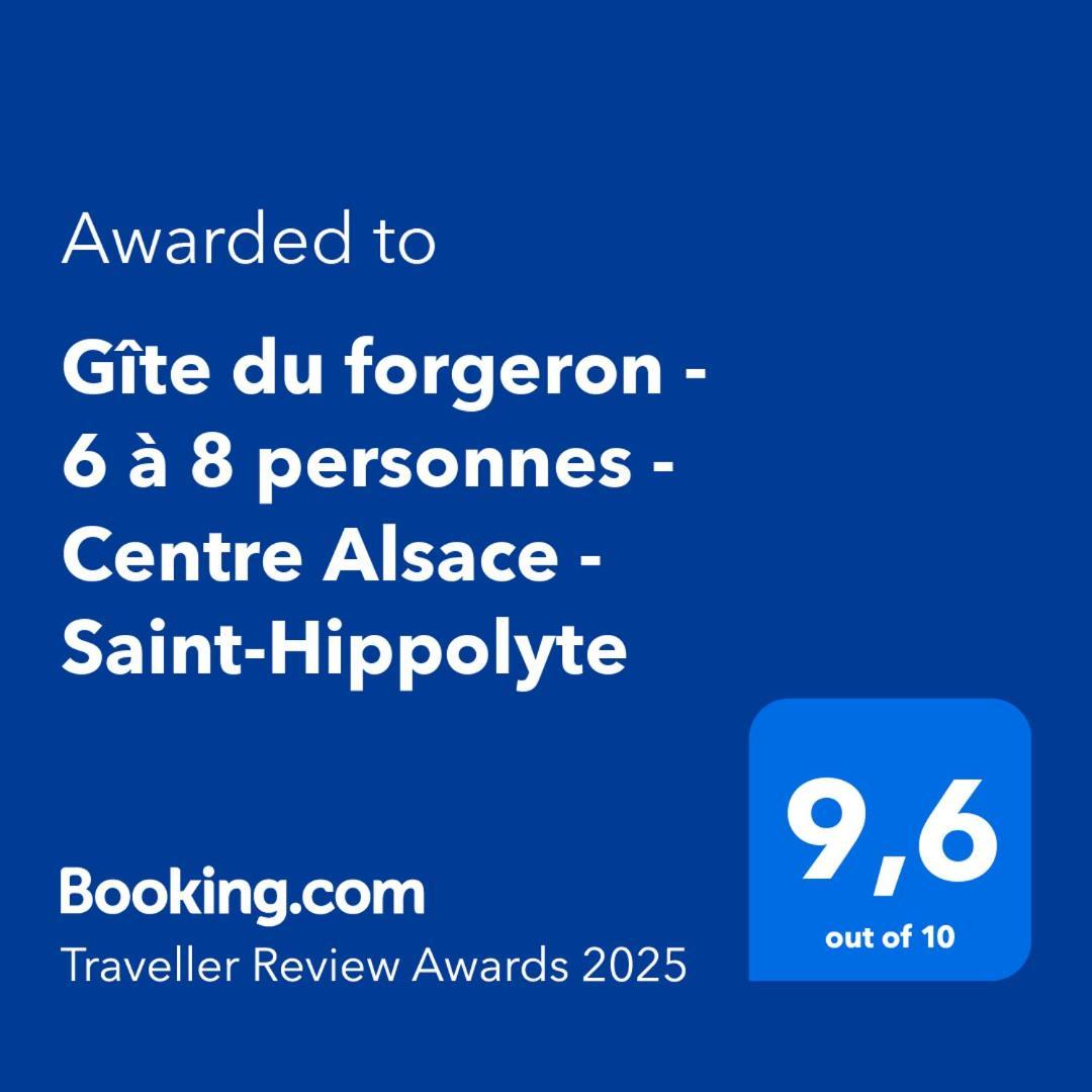 Gite Du Forgeron - 6 A 8 Personnes - Centre Alsace - Saint-Hippolyte Zewnętrze zdjęcie